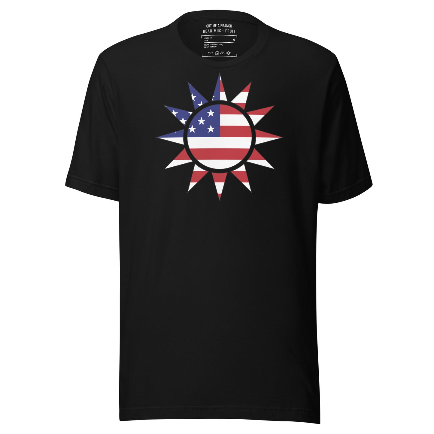 Taiwanese American black t-shirt made in USA