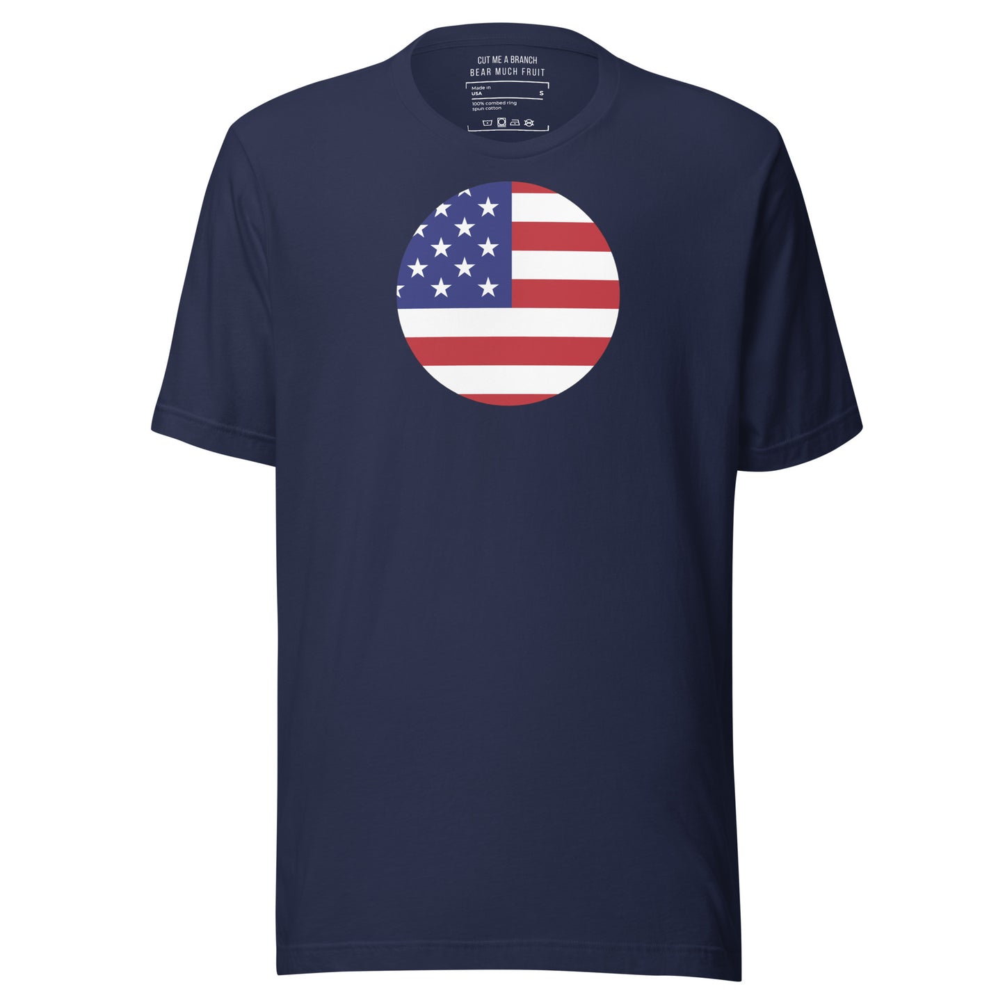 Japanese American navy blue t-shirt made in USA