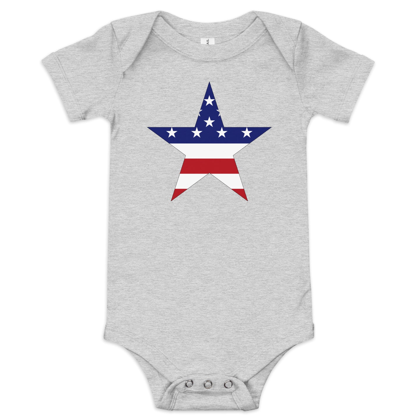 Vietnamese American light grey heather baby bodysuit