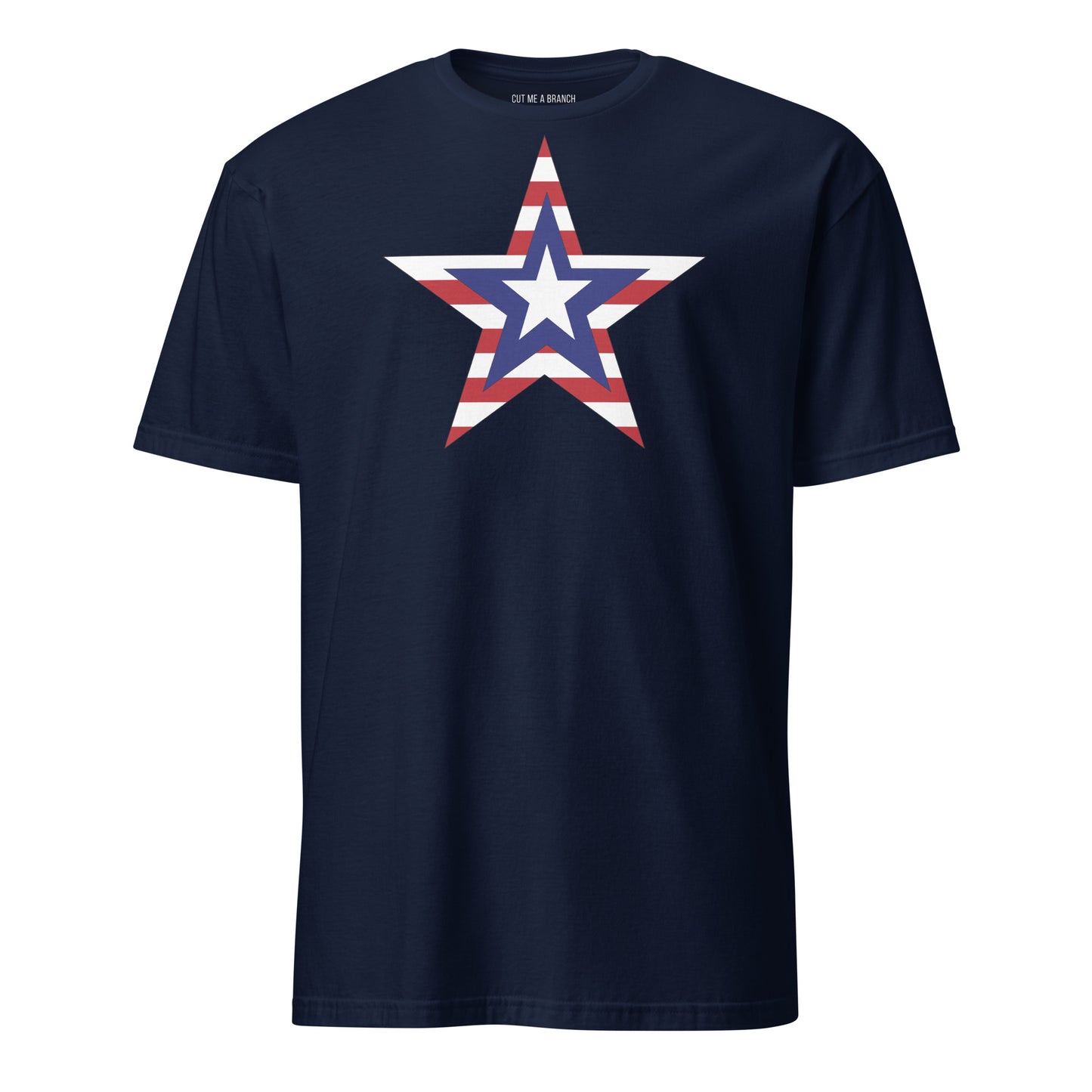 Vietnamese American navy blue t-shirt rwb series