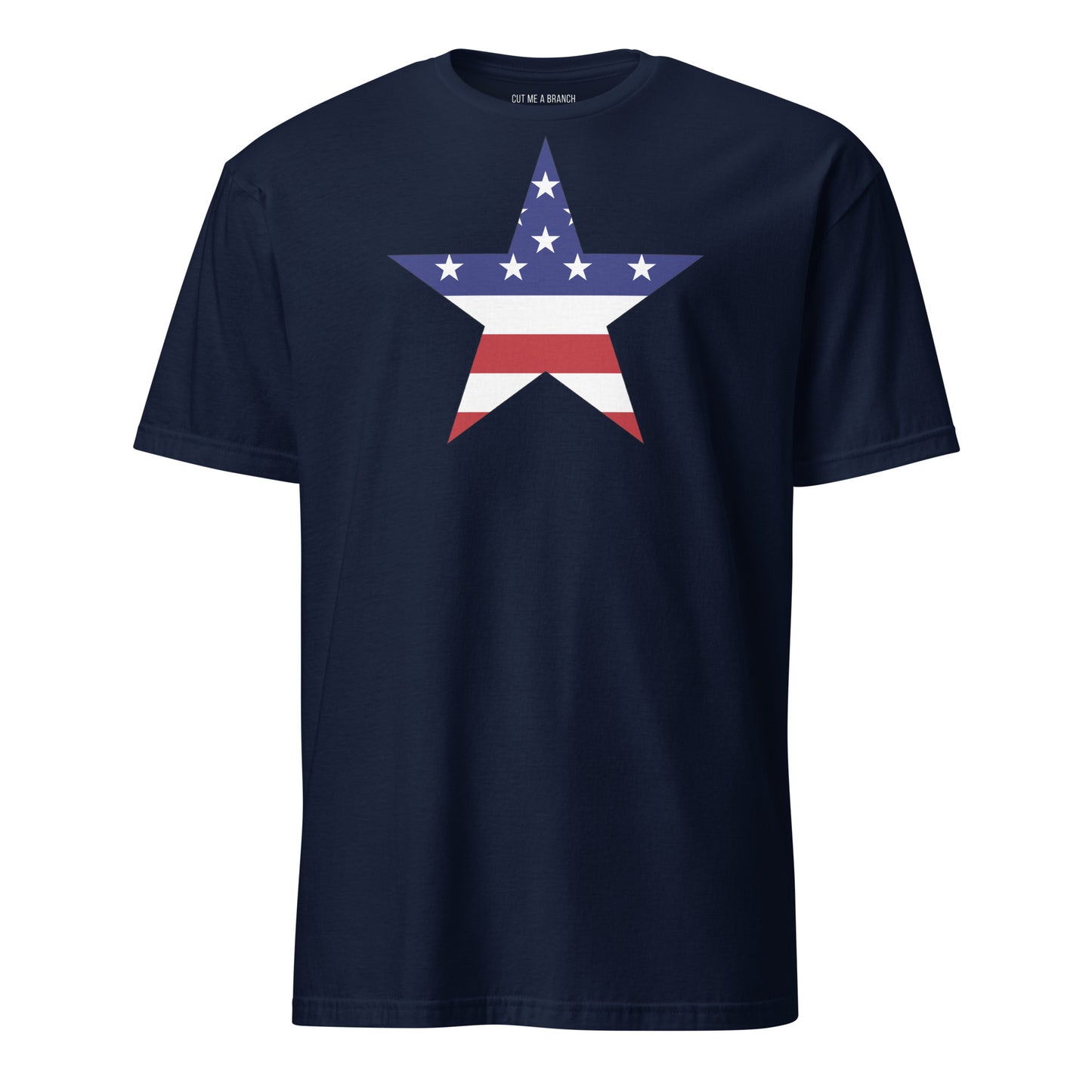 Vietnamese American navy blue t-shirt