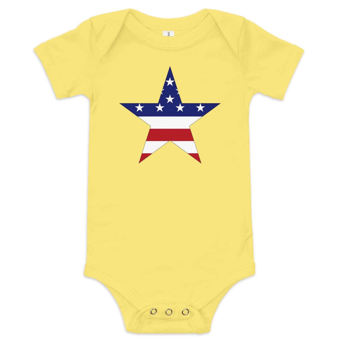 Vietnamese American yellow baby bodysuit